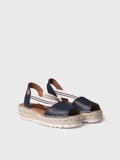 ESTEL-SW - Jute platform sandal for women