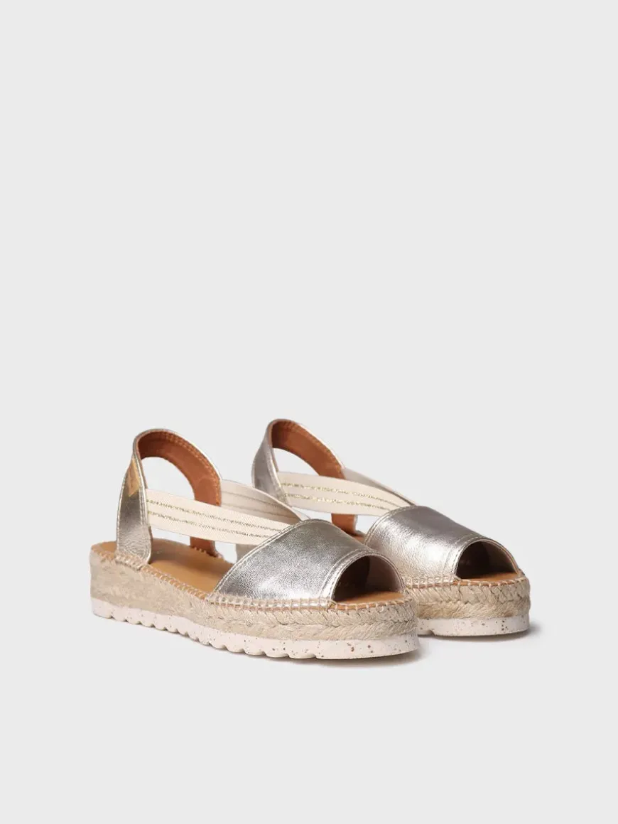 ESTEL-SW - Jute platform sandal for women