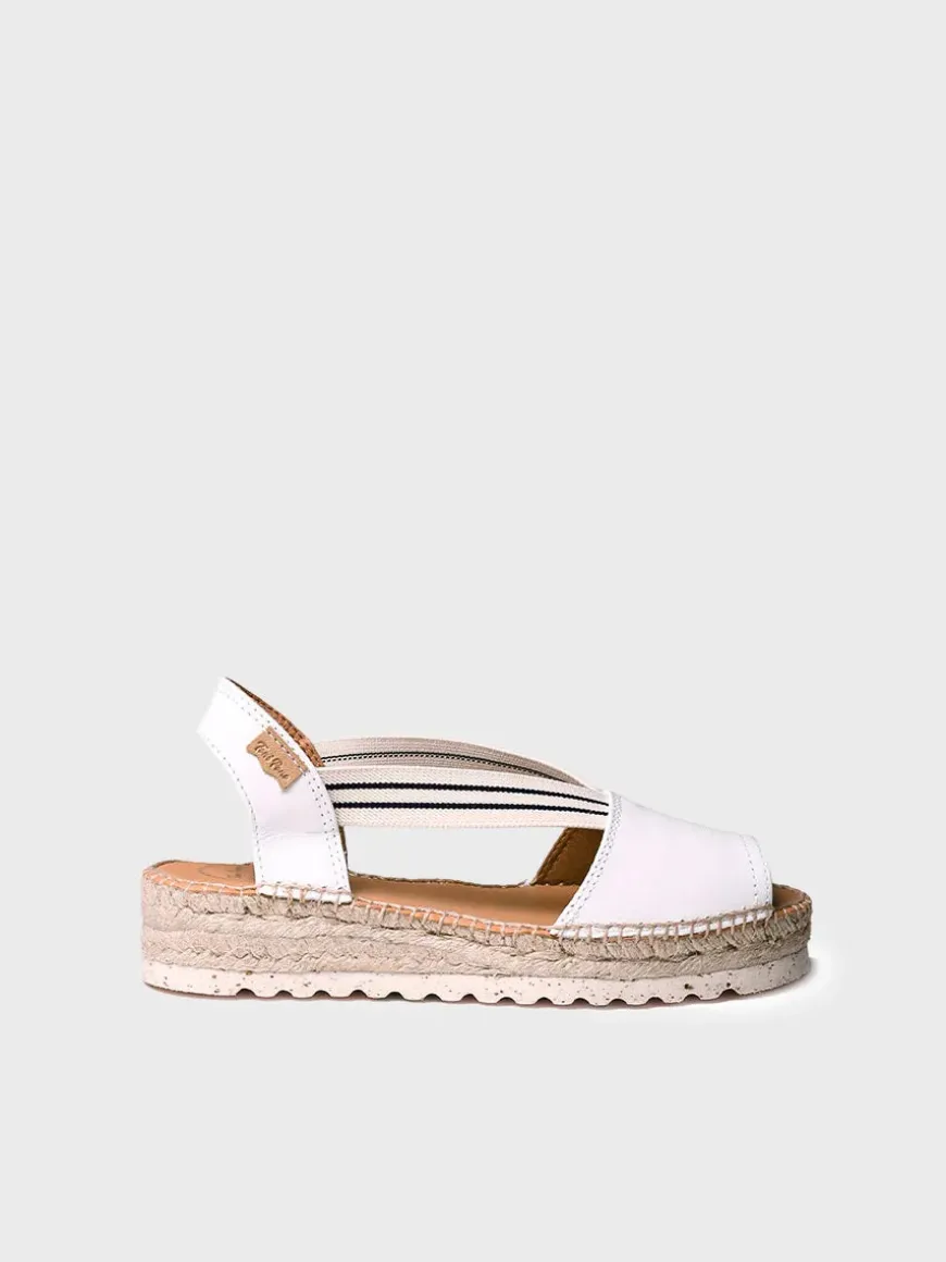 ESTEL-SW - Jute platform sandal for women