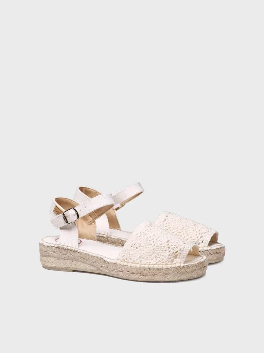 EULALIA - Macramé sandal type abarca