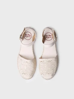 EULALIA - Macramé sandal type abarca