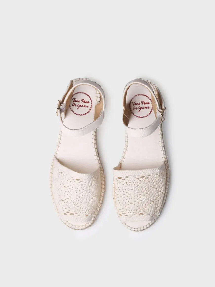 EULALIA - Macramé sandal type abarca