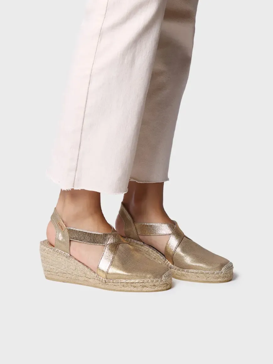 FABI - Women's espadrille with jute wedge and elastics