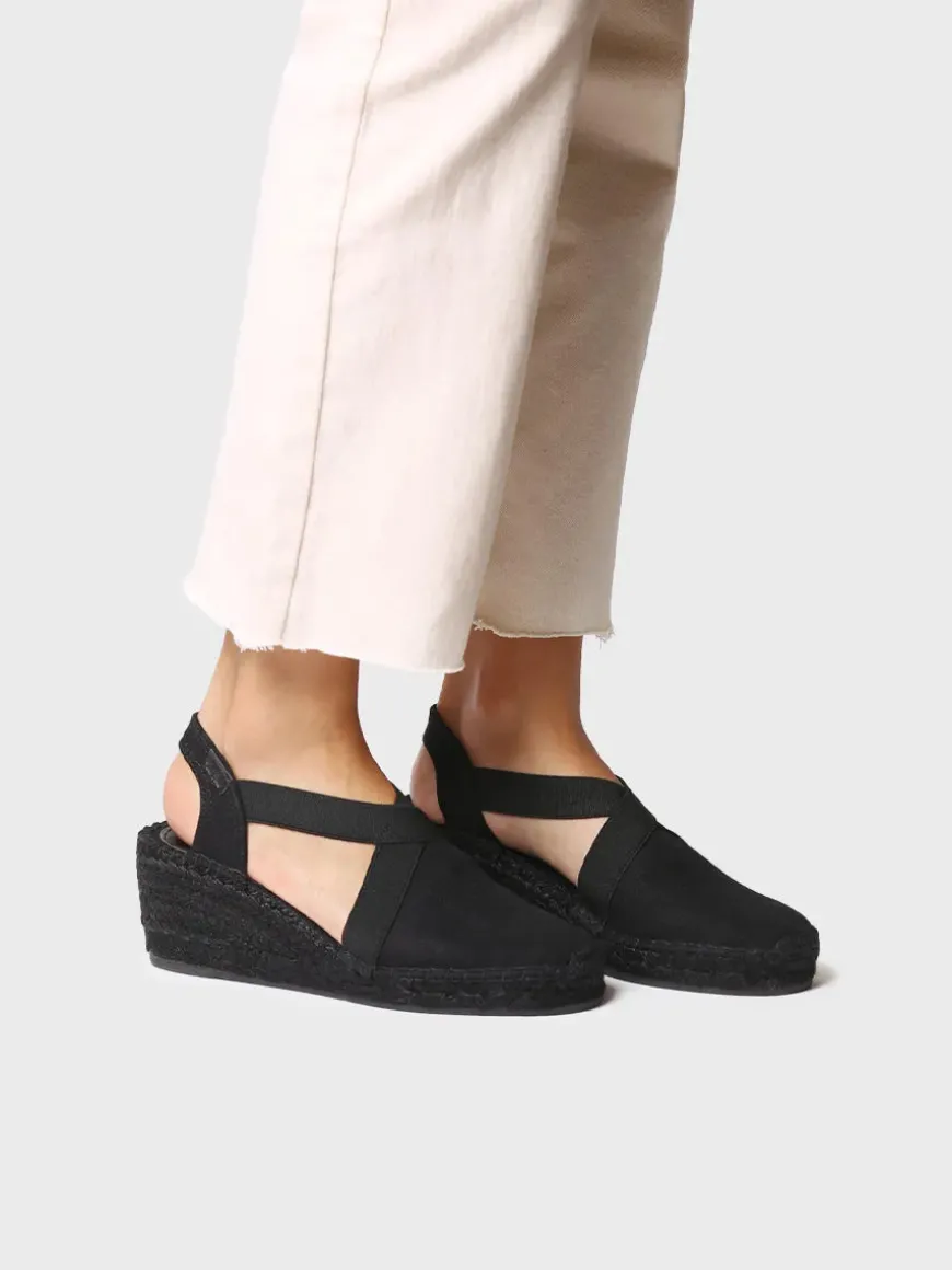 FABI - Women's espadrille with jute wedge and elastics