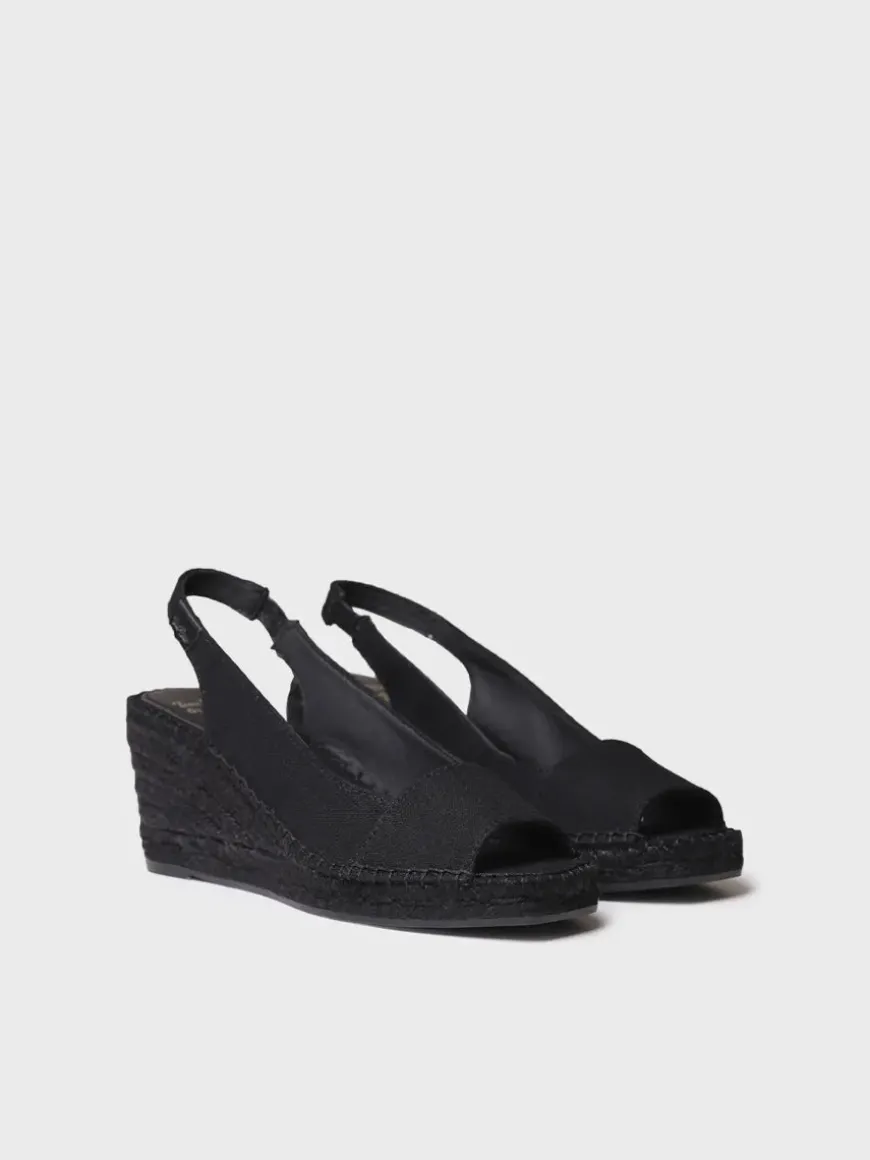 FIORE - Women's wedge espadrille in dyed jute