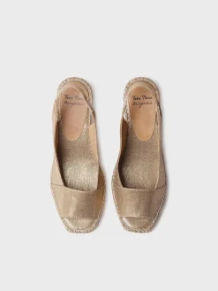 FIORE - Women's wedge espadrille in dyed jute