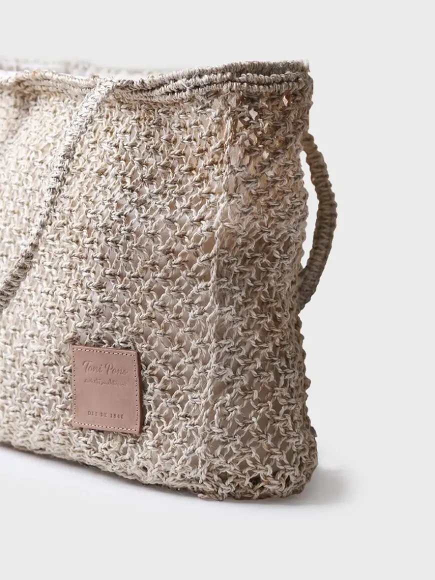 GANGES - Women's shopper bag in jute braid