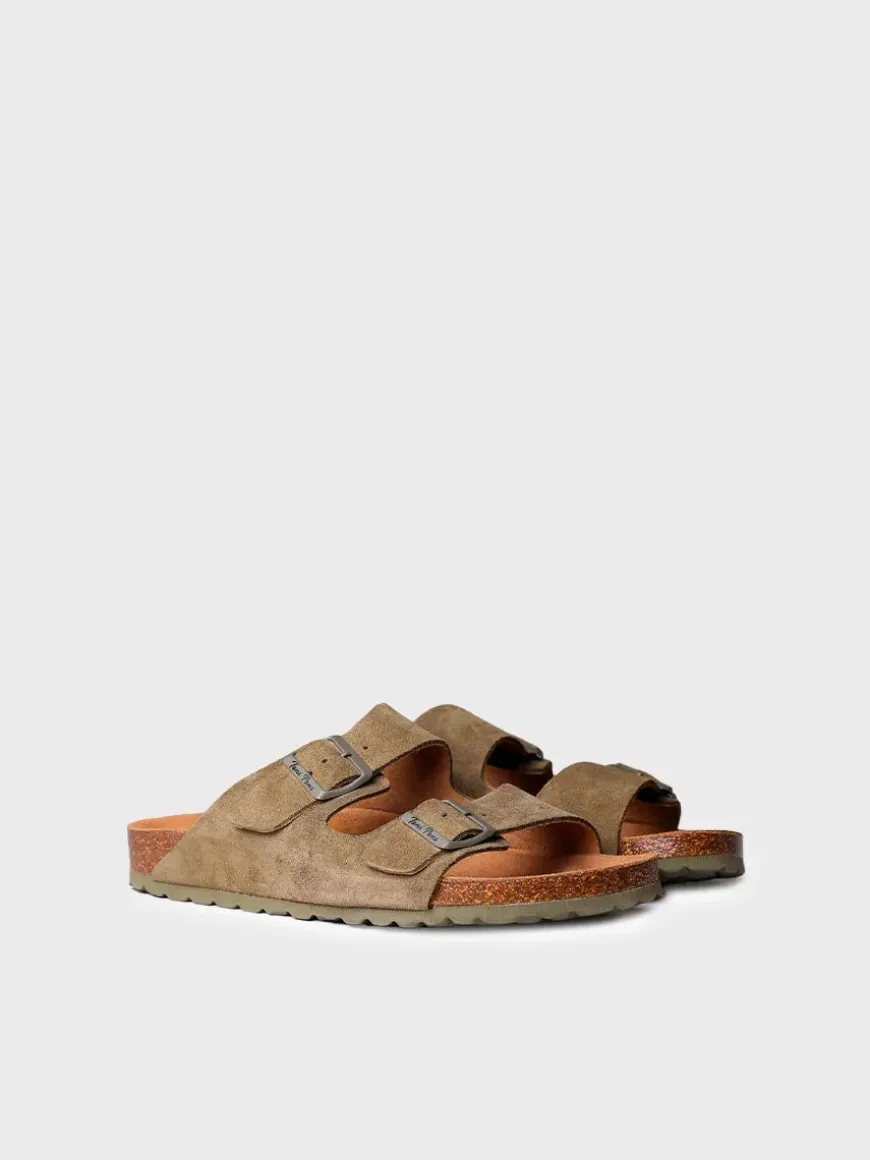 GER-QT - Men's sandal with buckles