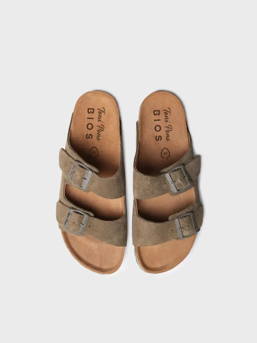 GER-QT - Men's sandal with buckles