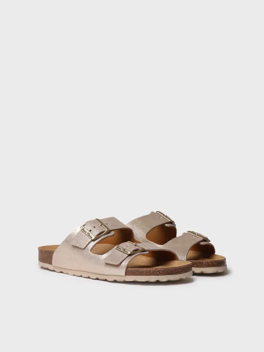 GHANA-QT - Women's Double Buckle Sandal