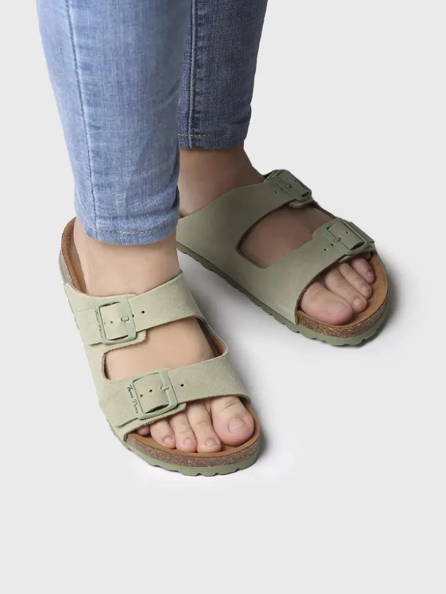 GHANA-QT - Women's Double Buckle Sandal