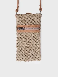 GINETH - Jute mobile phone bag