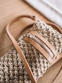GINETH - Jute mobile phone bag