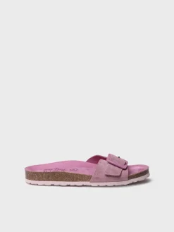 GLIDE-QT - Women's BIO sandal with buckle and cork sole