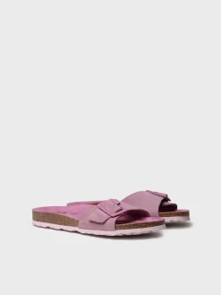 GLIDE-QT - Women's BIO sandal with buckle and cork sole