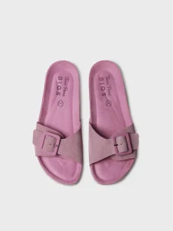 GLIDE-QT - Women's BIO sandal with buckle and cork sole