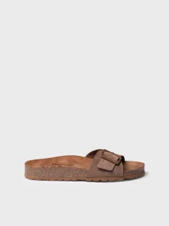 GLIDE-QT - Women's BIO sandal with buckle and cork sole