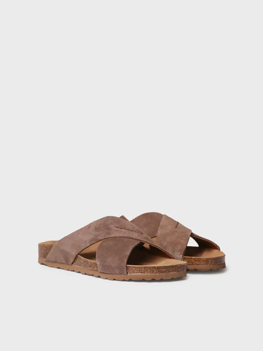 GOL-QT - Men's BIO sandal with crossed straps