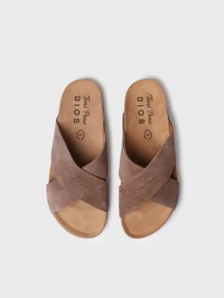 GOL-QT - Men's BIO sandal with crossed straps