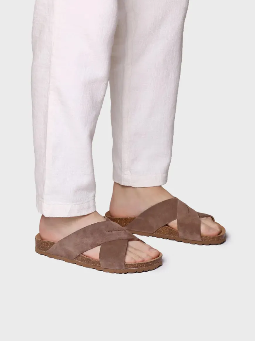 GOL-QT - Men's BIO sandal with crossed straps