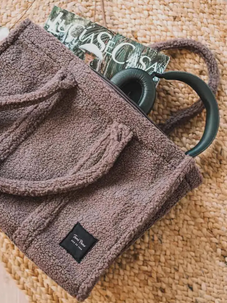 GWEN - Bolso shopper de mujer tipo borrego | GWEN