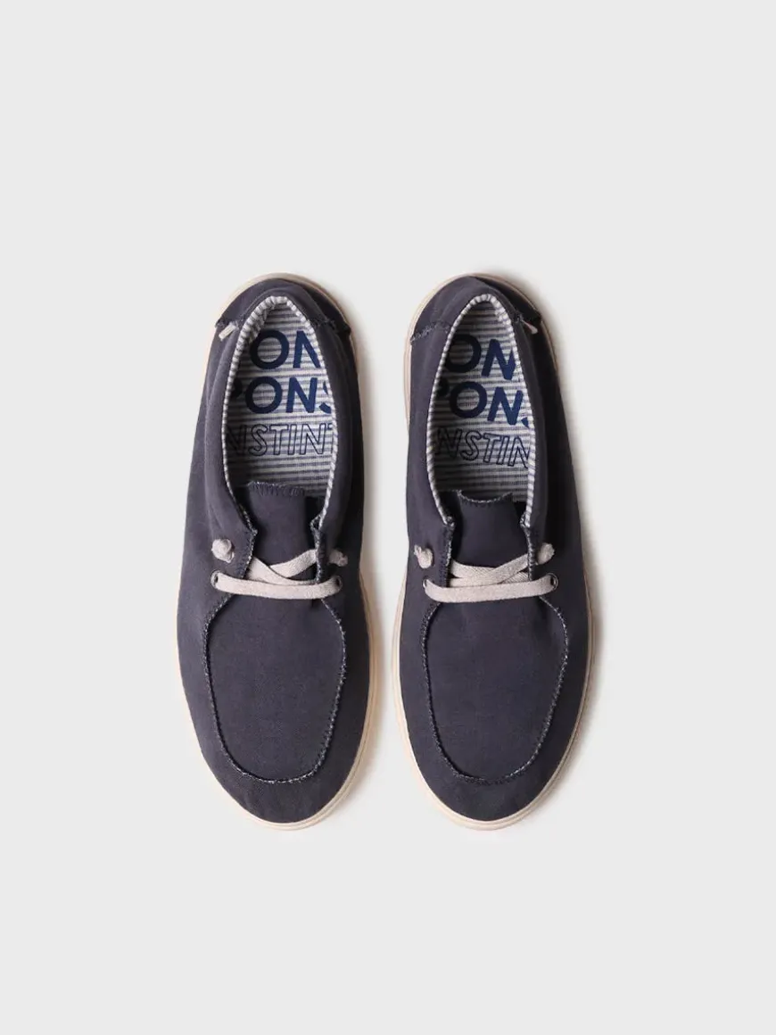 IAN - Men's cotton lace-up shoe