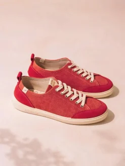 IBAR - Women's cotton trainer shoe with laces