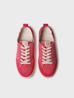 IBAR - Women's cotton trainer shoe with laces