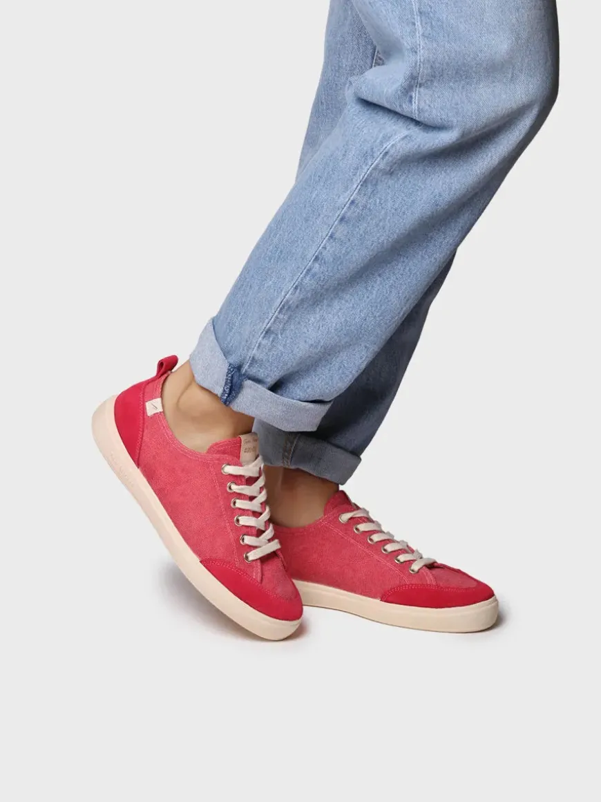 IBAR - Women's cotton trainer shoe with laces
