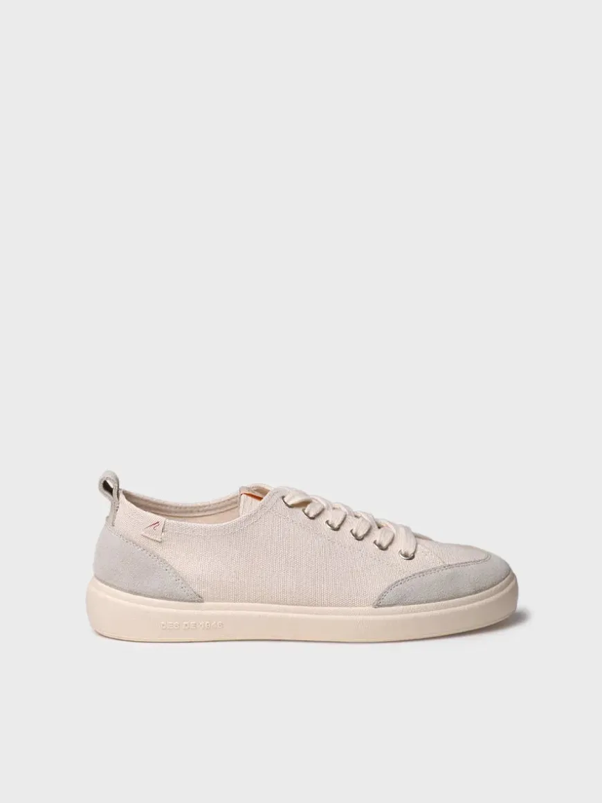 IBAR - Women's cotton trainer shoe with laces