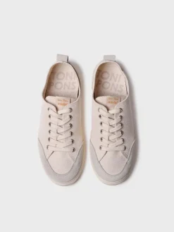 IBAR - Women's cotton trainer shoe with laces