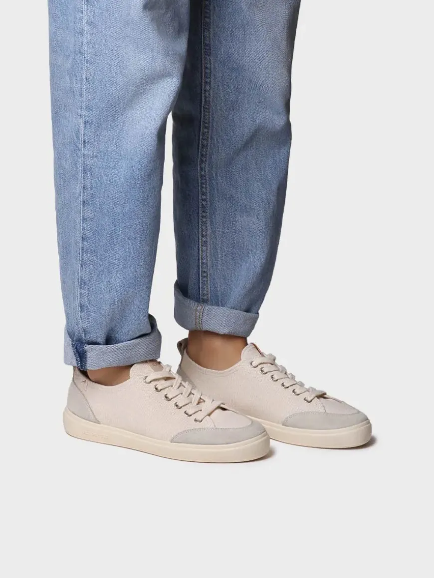 IBAR - Women's cotton trainer shoe with laces