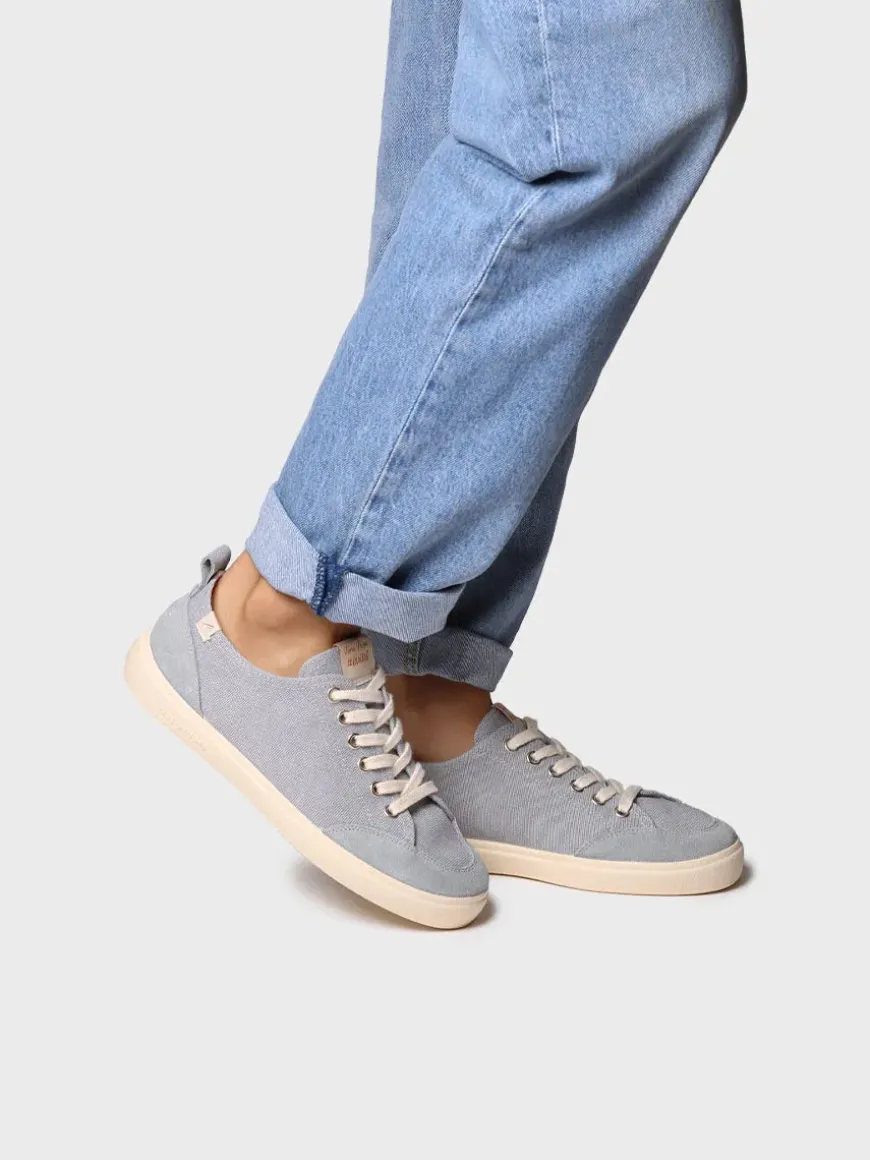IBAR - Women's cotton trainer shoe with laces
