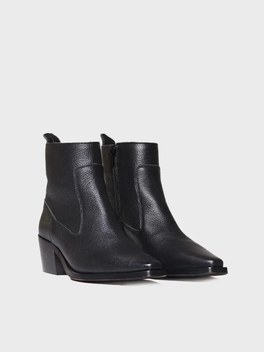 IKIA-P - Women's leather Ankle boot