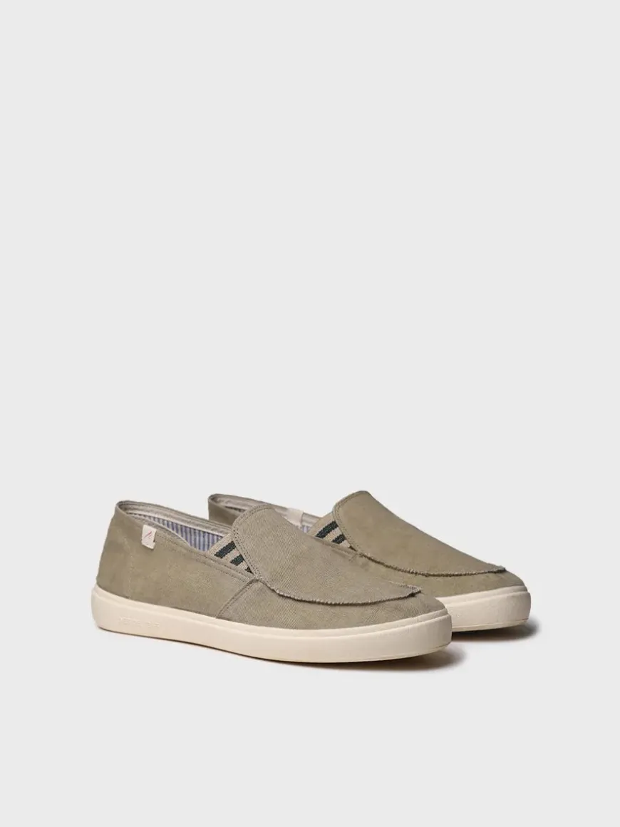 ILARI - Men's closed shoe in cotton with side elastics