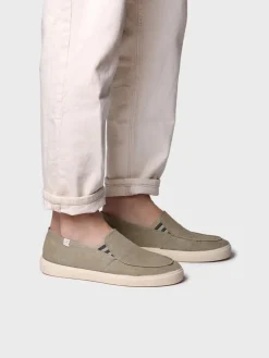 ILARI - Men's closed shoe in cotton with side elastics