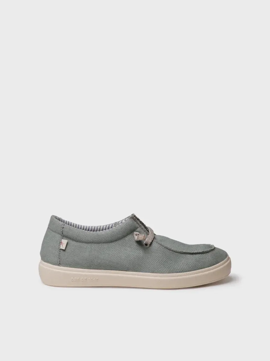 IRELIA - Women's cotton shoe with elastic laces