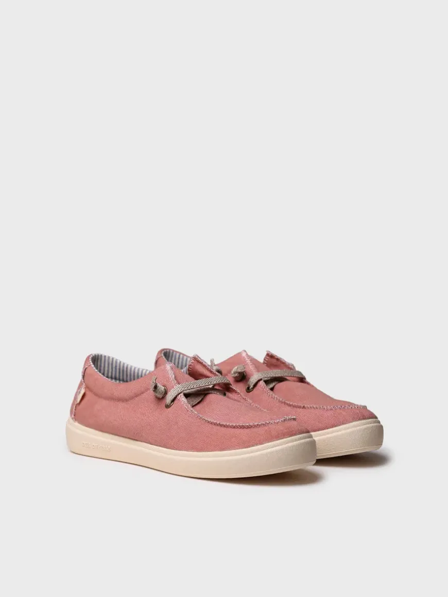 IRELIA - Women's cotton shoe with elastic laces