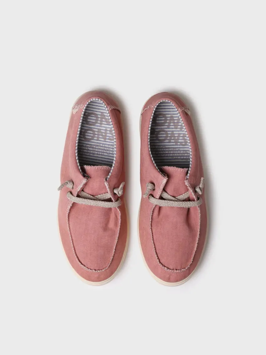 IRELIA - Women's cotton shoe with elastic laces