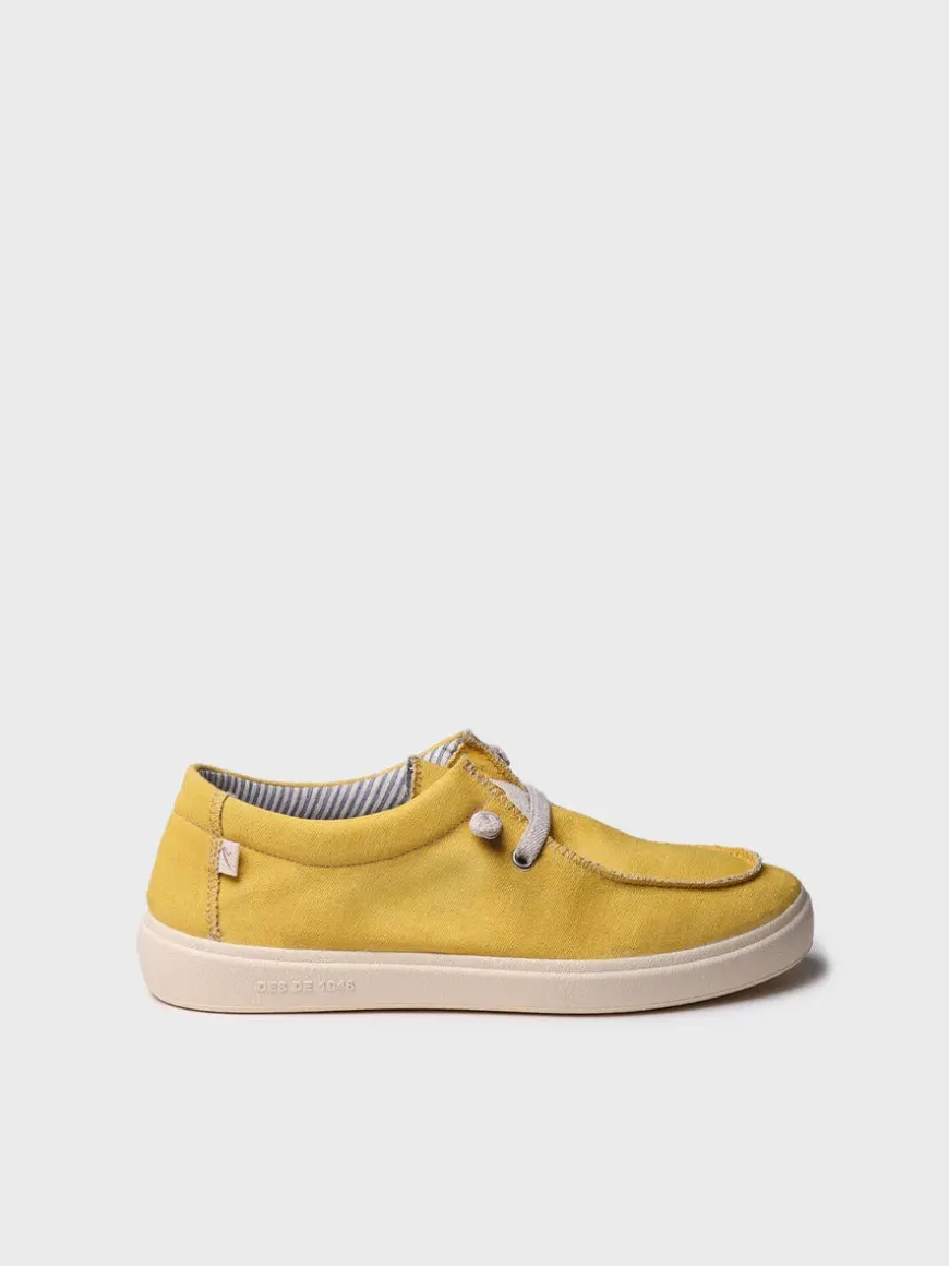 IRELIA - Women's cotton shoe with elastic laces