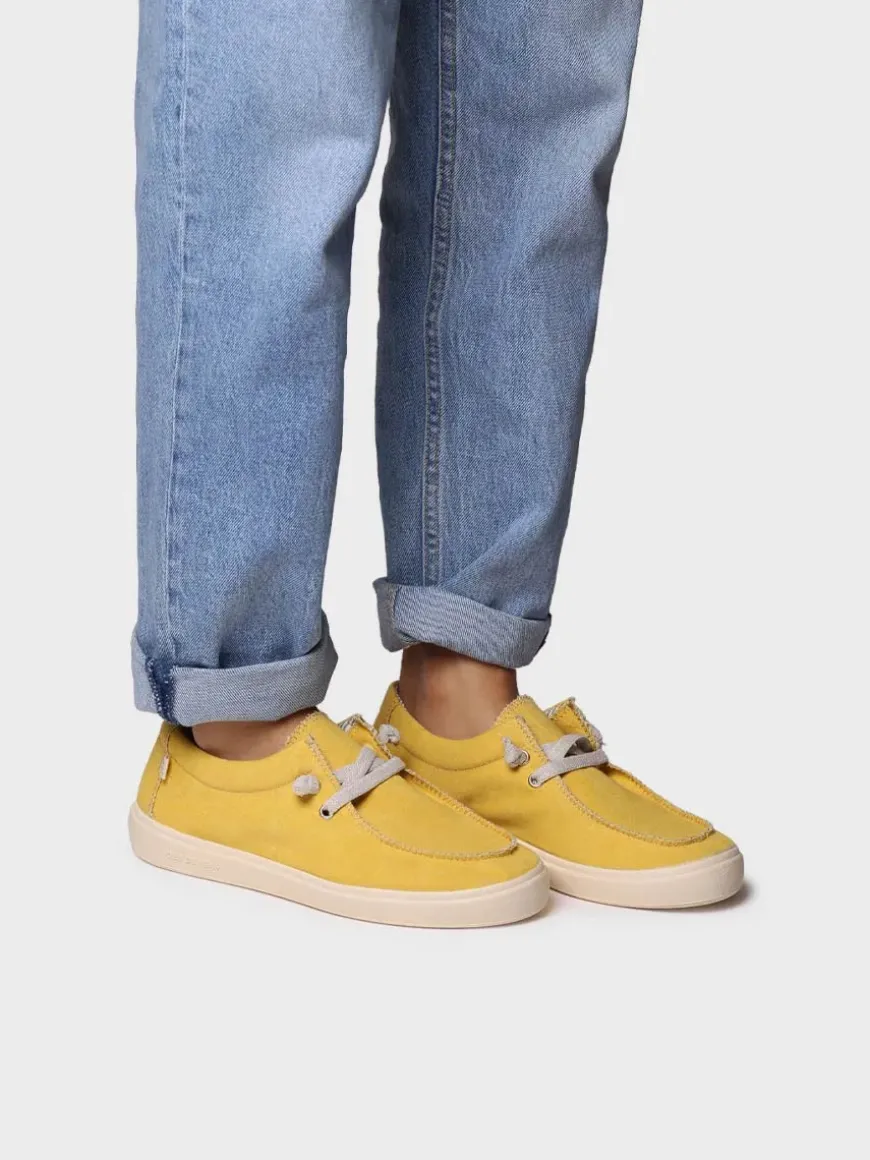 IRELIA - Women's cotton shoe with elastic laces