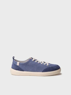 IRON - Men's cotton athletic shoe with laces