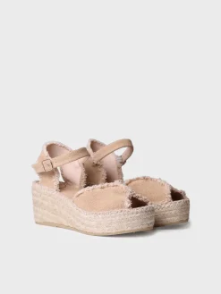 ISAURA - Women's espadrilles with frayed finish