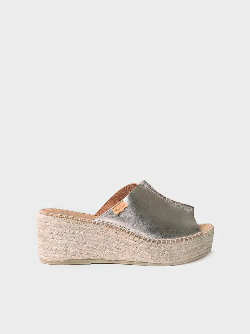 IVONNE - Slingback leather espadrilles