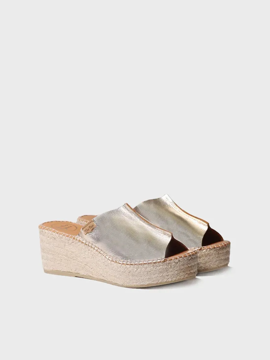 IVONNE - Slingback leather espadrilles