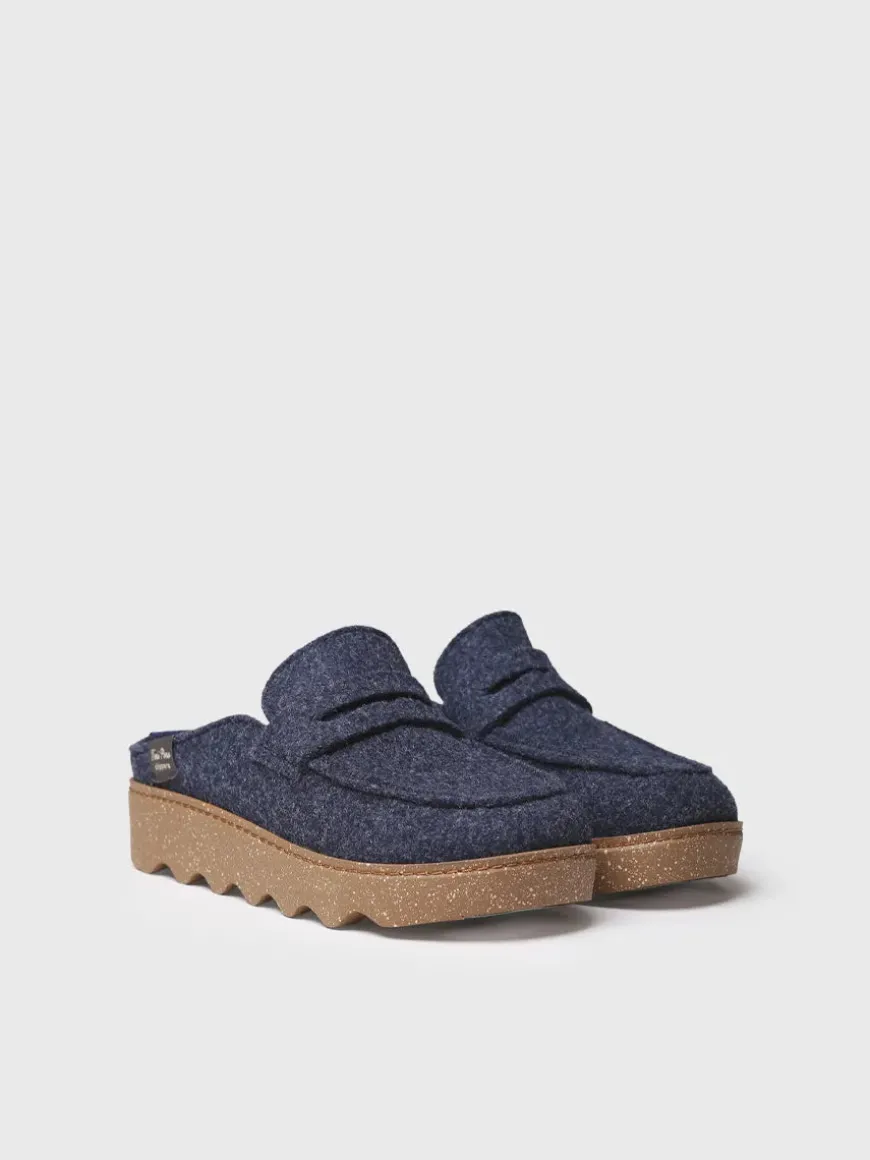 JADEN-FR - Women's slipper with platform sole