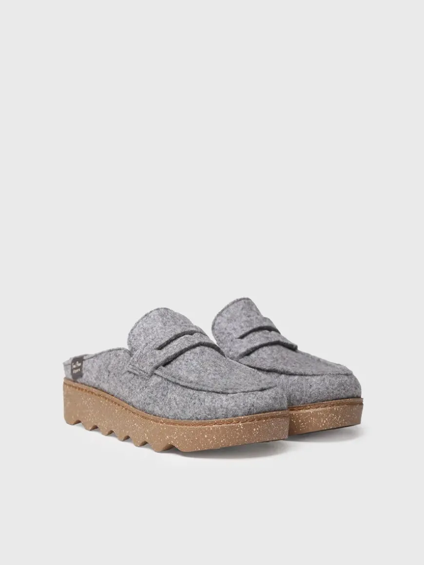 JADEN-FR - Women's slipper with platform sole