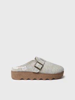 JAELLE-FR - Women's slipper with buckle
