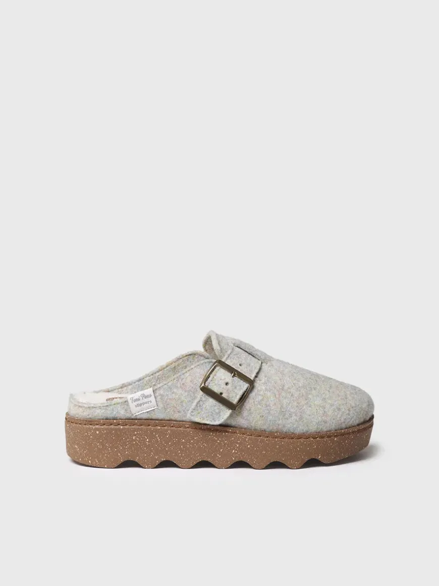 JAELLE-FR - Women's slipper with buckle