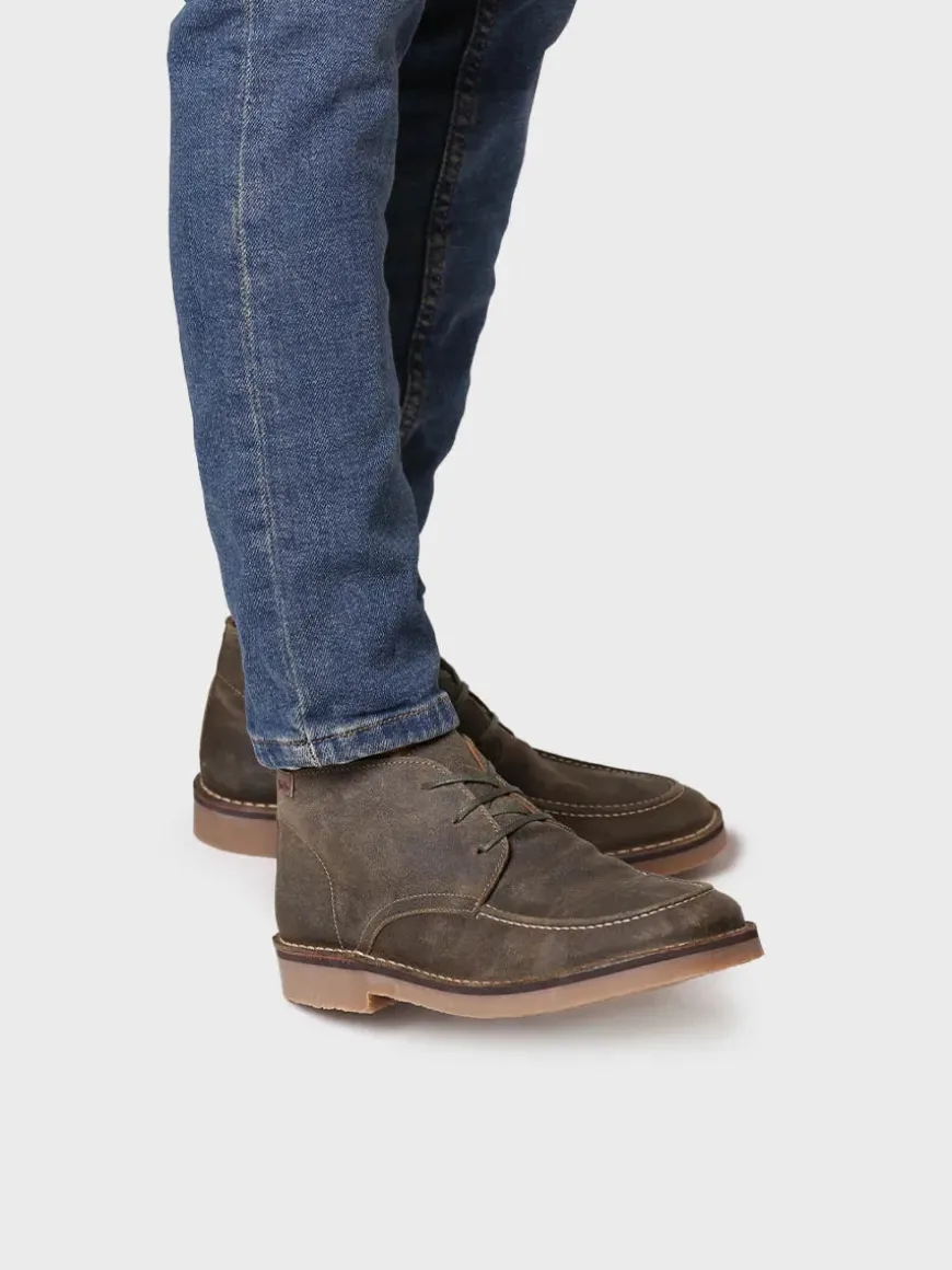 JAMES-SW - Men's Ankle boot in Suede